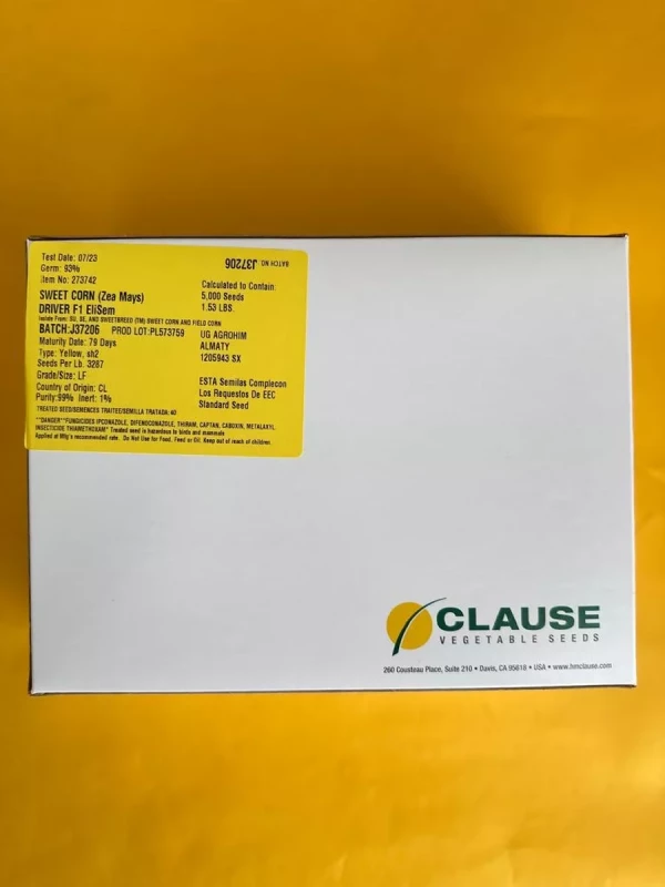 Драйвер (Киара) F1 5000 штук семена сахарной кукурузы